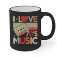 I Love 70's Music Retro Style Nostalgia Cassette 1970s Party Graphic Print Coffee Mug