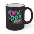 I Love The 70s Retro Cassette Roller Vinyl Disco Nostalgia Graphic Print Coffee Mug I Love The 70s Retro Cassette Roller Vinyl Disco Nostalgia Graphic Print Coffee Mug