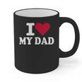 I Love My Dad Graphic Print Coffee Mug