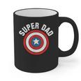 Marvel Father's Day Super Dad Captain America Shield Graphic Print Coffee Mug Marvel Father's Day Super Dad Captain America Shield Graphic Print Coffee Mug
