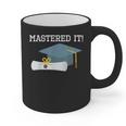 Masters Degree Graduation 2021 Social Work MPH MSW Grad Graphic Print Coffee Mug