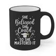 Masters Degree Graduation Art For Women Girl Masters Degree Graphic Print Coffee Mug