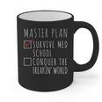 Med School Student Future Doctor Graduation Graphic Print Coffee Mug