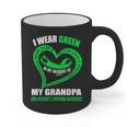 In My Memory Of My Grandpa NON-HODGKIN'S LYMPHOMA AWARENESS Graphic Print Coffee Mug
