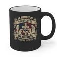 IN MEMORY OF HEROES WE CELEBRATE THEIR SPIRIT Graphic Print Coffee Mug