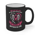 In Memory Of My Loving Mother In Law Breast Cancer Memorial Graphic Print Coffee Mug In Memory Of My Loving Mother In Law Breast Cancer Memorial Graphic Print Coffee Mug