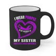 In My Memory Of My Sister PANCREATIC CANCER AWARENESS Graphic Print Coffee Mug