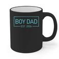 Men Boy Dad Est 2026 Newborn Daddy Father Baby Boy Son Graphic Print Coffee Mug