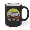 Mini Van Life Soccer Mom Dad Parent For Parents Graphic Print Coffee Mug
