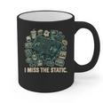 I Miss The Static Retro VHS Nostalgia Art Graphic Print Coffee Mug I Miss The Static Retro VHS Nostalgia Art Graphic Print Coffee Mug