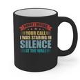 I Missed Your Call i Was Staring In Silence Introvert Graphic Print Coffee Mug