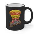 Monster Truck Dad Hot Red Graffiti Style Graphic Print Coffee Mug Monster Truck Dad Hot Red Graffiti Style Graphic Print Coffee Mug