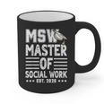 MSW Est 2026 Masters Of Social Work Graduation Social Worker Graphic Print Coffee Mug