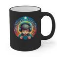 Music Enthusiast Under Starry Skies World Introvert Boy Graphic Print Coffee Mug Music Enthusiast Under Starry Skies World Introvert Boy Graphic Print Coffee Mug