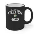 NBA Boston Celtics Dad Arched Team Logo Graphic Print Coffee Mug NBA Boston Celtics Dad Arched Team Logo Graphic Print Coffee Mug