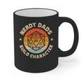 Nerdy Dads Build Character Graphic Print Coffee Mug