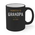 New For Dad Promoted To Grandpa Est 2020 Graphic Print Coffee Mug