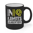 No Limits Cool Class Of 2019 Graduation Graphic Print Coffee Mug