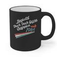 Nostalgia 80s Duck Goose Distressed Graphic Print Coffee Mug
