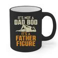 Not Dad BOD Its A Father Figure Fathers Day Daddy Papa Graphic Print Coffee Mug