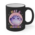 Not a Hugger Cute Pufferfish Autism Awareness Introverts Graphic Print Coffee Mug