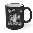 Not Now Kitten Daddy Increasing Shareholder Value Alpha Wolf Graphic Print Coffee Mug Not Now Kitten Daddy Increasing Shareholder Value Alpha Wolf Graphic Print Coffee Mug