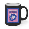 Not Today Cool Fun Cute Introvert Cat Character Graphic Print Coffee Mug Not Today Cool Fun Cute Introvert Cat Character Graphic Print Coffee Mug