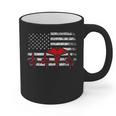 Nurse 2018 American Flag Tee Nursing School Graduation Graphic Print Coffee Mug