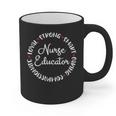 Nurse Educator Nurses Nursing Graduation Medical Love Graphic Print Coffee Mug