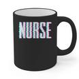 Nurse Glitch Aesthetic Graduation Nurse Glitch Graphic Art Graphic Print Coffee Mug