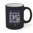 Omnisexual Emo Introvert Pride Trendy Mystic Teen Goth Style Graphic Print Coffee Mug