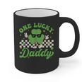 One Lucky Daddy St Patricks Day Dad Father Graphic Print Coffee Mug
