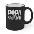 Papa Squatch For Dad Sasquatch Fathers Day Graphic Print Coffee Mug