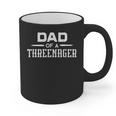 Parenting Dad Of A Threenager Graphic Print Coffee Mug