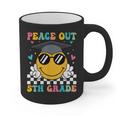 Peace Out 5th Grade Graduation Last Day Of School Graphic Print Coffee Mug