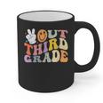 Peace Out Third 3rd Grade Graduation Graduate Class Of 2025 Graphic Print Coffee Mug