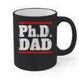PHD DAD Shirt Doctorate Graduation Fathers Day Graphic Print Coffee Mug