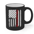 PhD Survivor Graduation American Flag Shirt Degree Tee Women Kids Men Graphic Print Coffee Mug