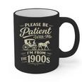 Please Be Patient With Me I'm From The 1900s Retro Graphic Print Coffee Mug