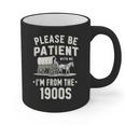 Please Be Patient I'm From The 1900s Retro Graphic Print Coffee Mug