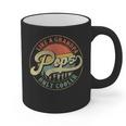 Pops Like a Grandpa Only Cooler Vintage Retro Pops Dad Graphic Print Coffee Mug Pops Like a Grandpa Only Cooler Vintage Retro Pops Dad Graphic Print Coffee Mug