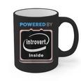 Powered By Introvert Inside Embrace Your Quiet Strength Graphic Print Coffee Mug Powered By Introvert Inside Embrace Your Quiet Strength Graphic Print Coffee Mug
