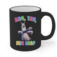 Preschool Graduate Shirt ABC 123 Mic Drop Llama Graduation Graphic Print Coffee Mug
