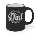 Promoted To Dad Est 2026 Stamp First Time Daddy To Be Graphic Print Coffee Mug