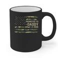 Promoted To Daddy Est 2026 Camo USA Flag New Dad 2026 Graphic Print Coffee Mug