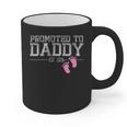 Promoted To Daddy Est 2026 Shirt New Daddy New Dad Graphic Print Coffee Mug