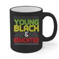 Proud African American Educated Graduation Graphic Print Coffee Mug