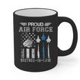 Proud Air Force Brother-In-Law US Air Force Graduation Graphic Print Coffee Mug