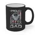 Proud Air Force Dad Shirt Military Family Fathers Day Graphic Print Coffee Mug