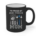 Proud Air Force Mom US Air Force Graduation Mom Graphic Print Coffee Mug
